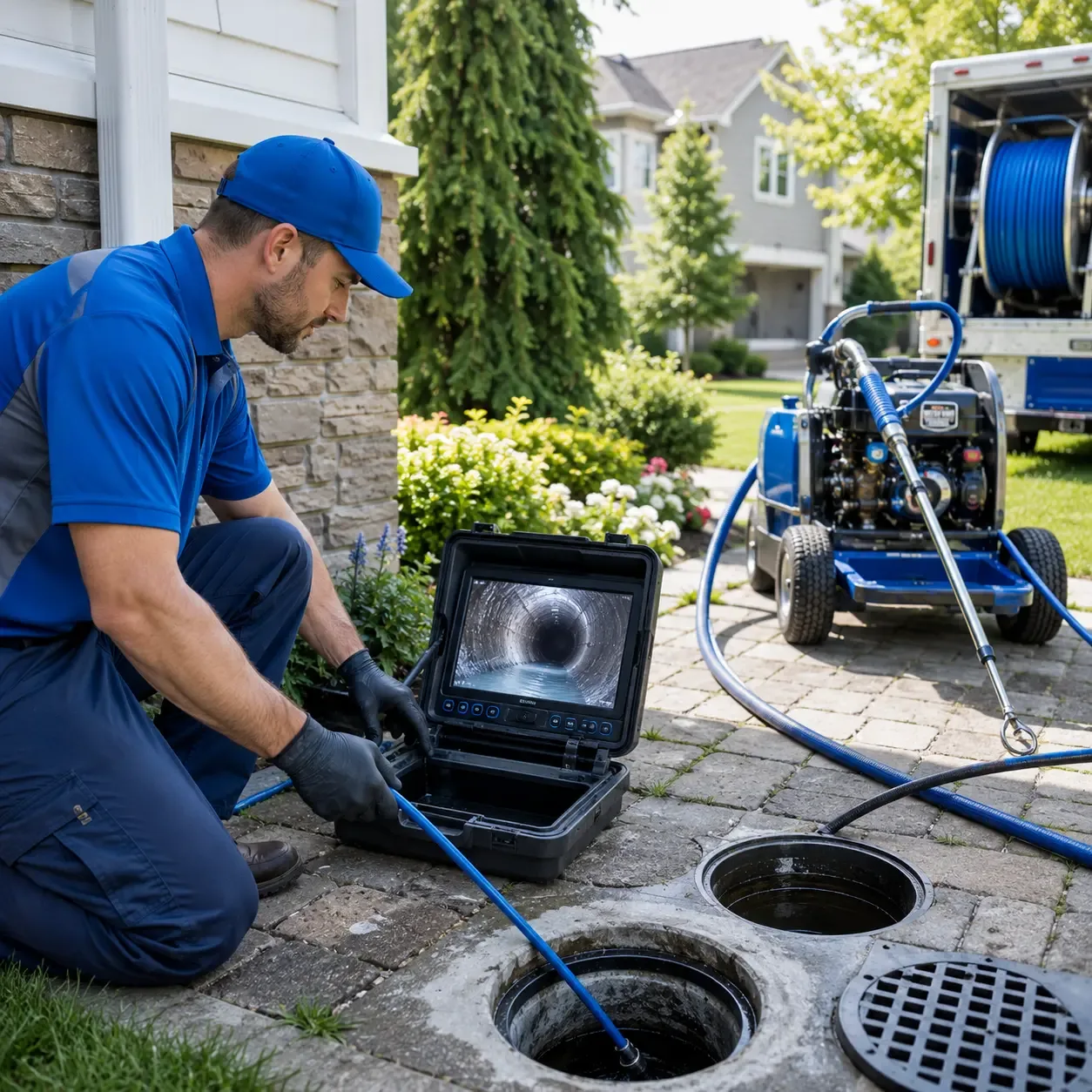 Outdoor drain cleaning professionals serving Robesonia, PA